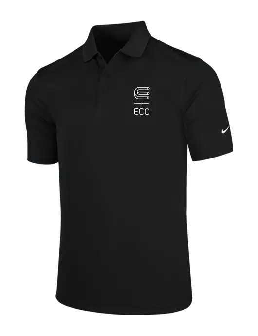 NIKE Black Dri-Fit Players Victory Polo w/ECC Logo