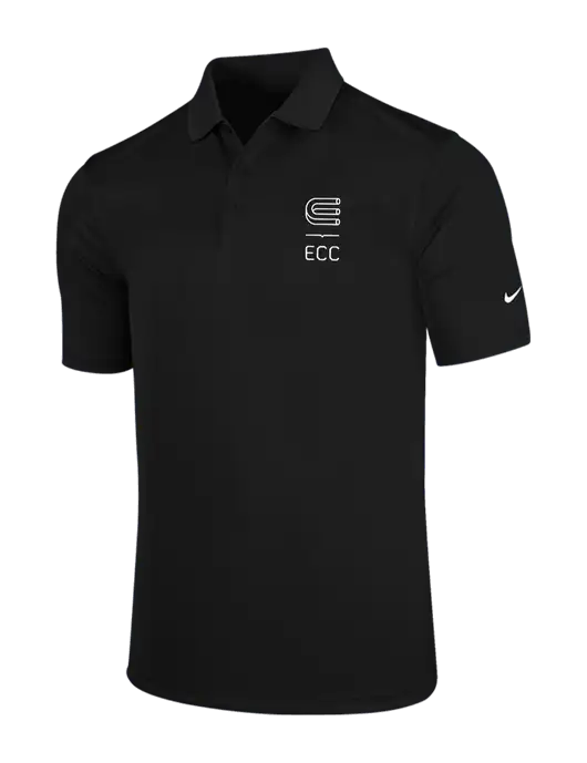 NIKE Black Dri-Fit Players Victory Polo w/ECC Logo