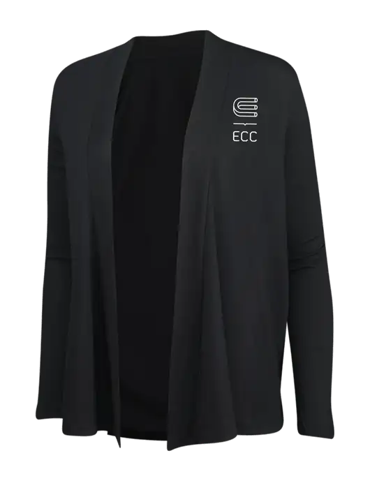 Black Womens Concept Cardigan w/ECC Logo