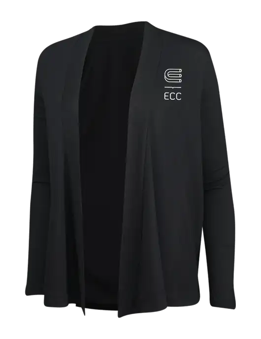 Black Womens Concept Cardigan w/ECC Logo