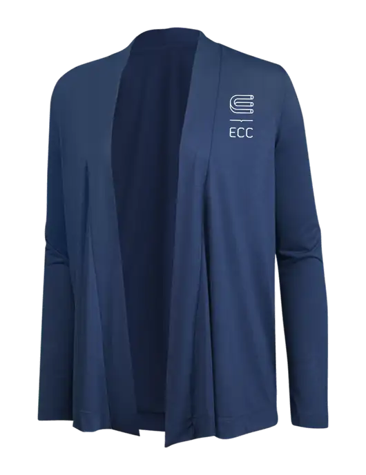 Dusty  Blue Womens Concept Cardigan w/ECC Logo