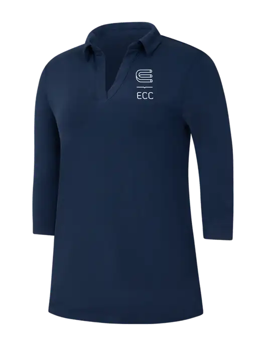 Navy Womens Luxe Knit Tunic w/ECC Logo
