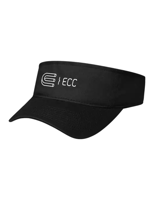 Black Cap Visor w/ECC Logo