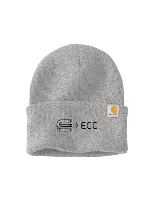Carhartt Light Grey Heather Watch Cap 2.0 w/ECC Logo