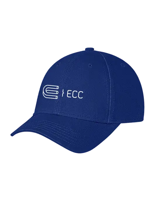 Royal Structured Soft Snap Closure Hook & Loop Cap w/ECC Logo