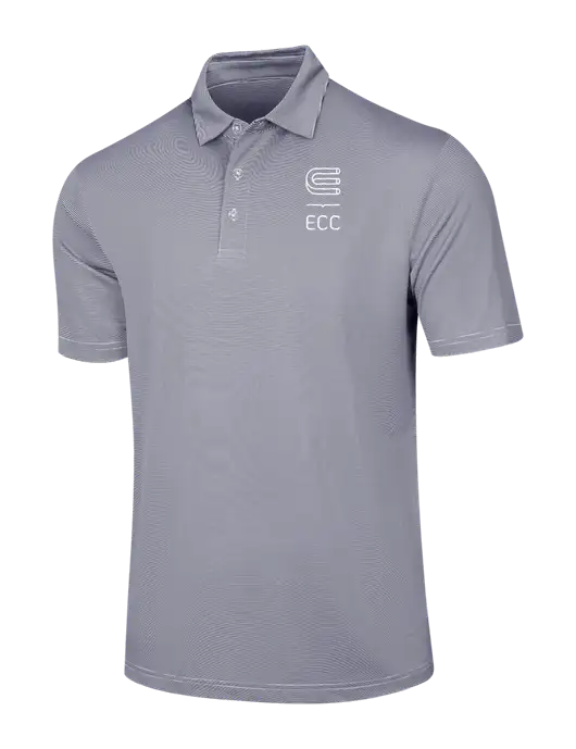 Callaway Navy Fine Line Stripe Polo w/ECC Logo