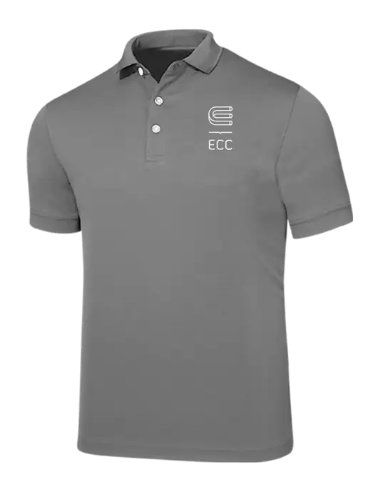 Callaway Ottoman Medium Grey Polo w/ECC Logo