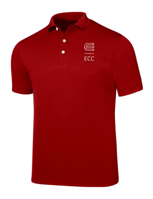 Callaway Ottoman Red Polo w/ECC Logo