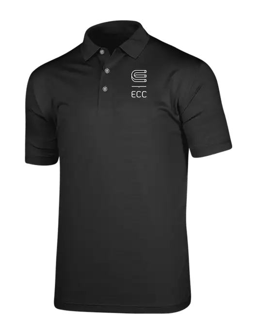Callaway Vibrant Black Ventilated Polo w/ECC Logo