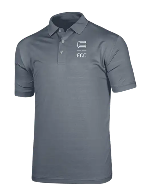 Callaway Vibrant Light Grey Ventilated Polo w/ECC Logo