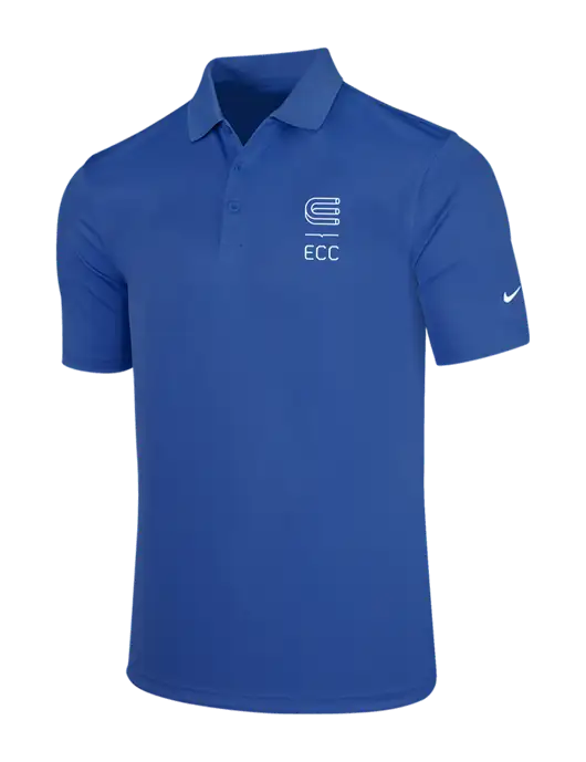 NIKE Dark Royal Dri-Fit Players Victory Polo w/ECC Logo