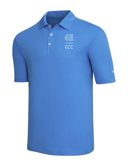 Nike Light Royal Blue Tech Sport Dri-FIT Polo w/ECC Logo
