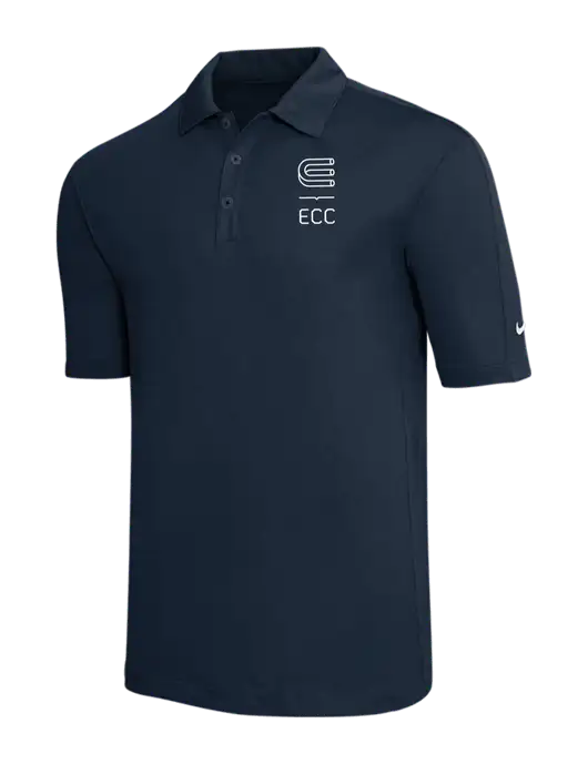 Nike Navy Tech Sport Dri-FIT Polo w/ECC Logo