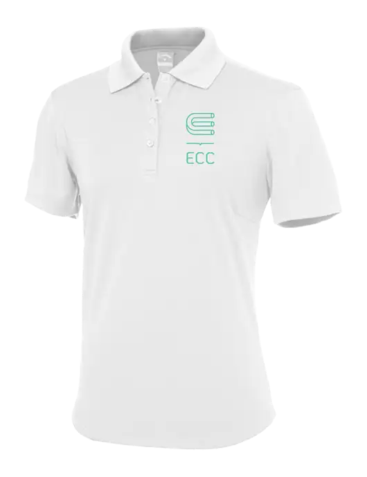 Callaway Womens Core Bright White Performance Polo w/ECC Logo