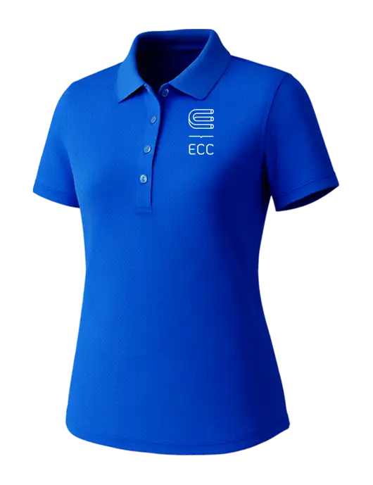 Callaway Womens Core Royal Performance Polo w/ECC Logo