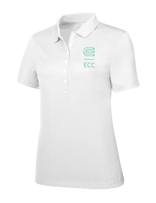 Callaway Womens Ottoman Bright White Polo w/ECC Logo