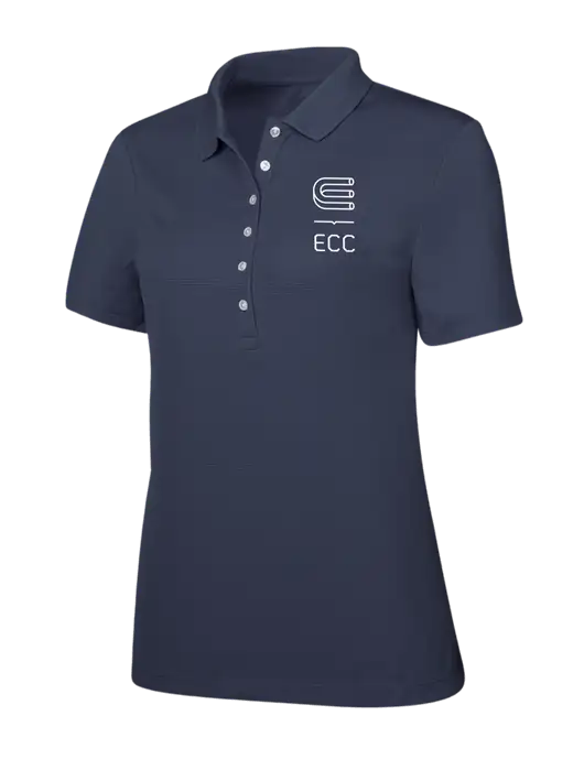 Callaway Womens Ottoman Navy Polo w/ECC Logo