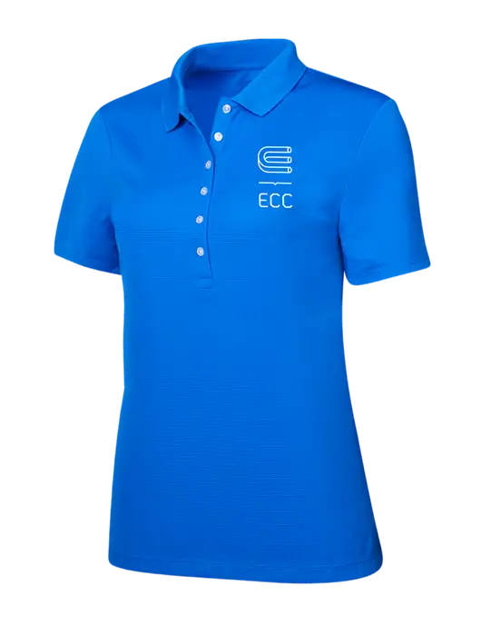 Callaway Womens Ottoman Royal Blue Polo w/ECC Logo