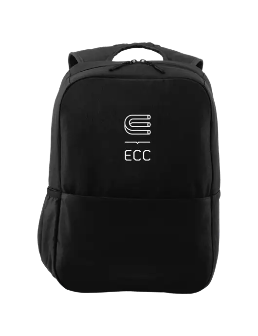 Access Square Laptop Black Backpack w/ECC Logo