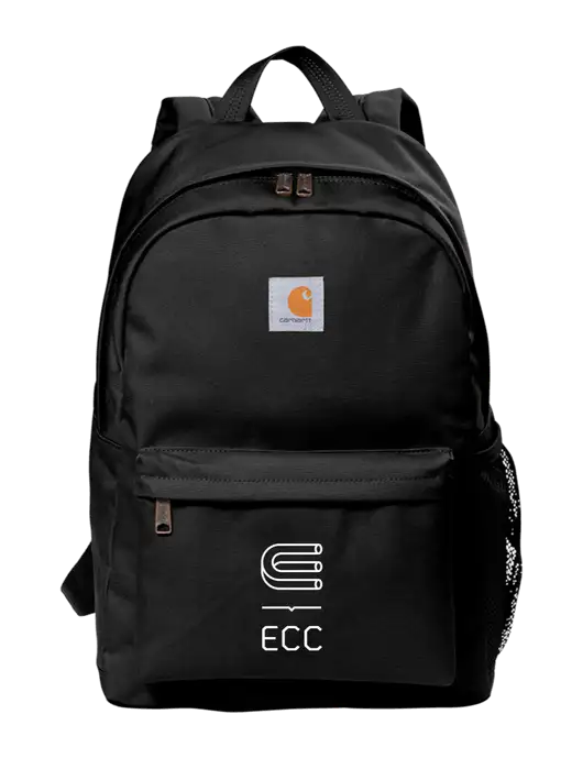 Carhartt Black Canvas Backpack w/ECC Logo