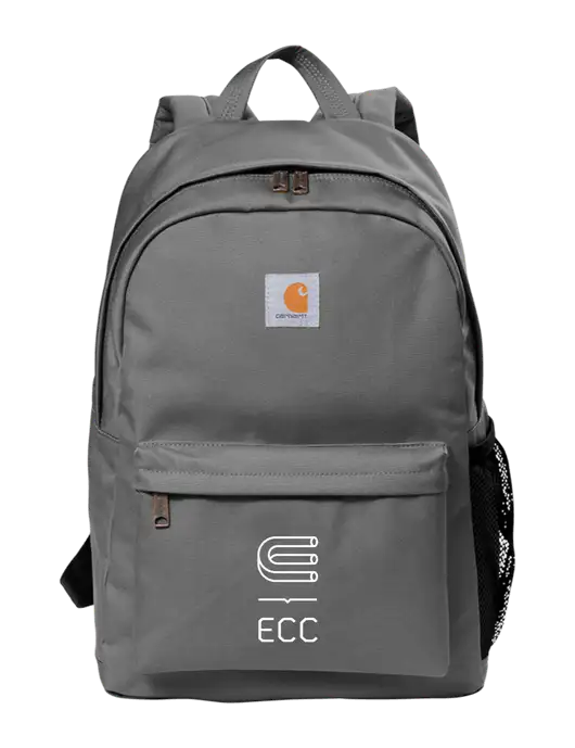 Carhartt Grey Canvas Backpack w/ECC Logo