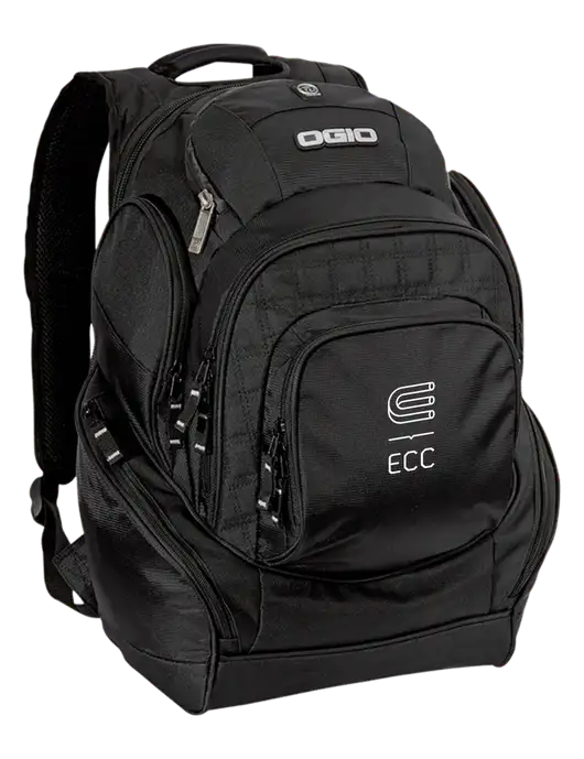 OGIO Black Mastermind Pack w/ECC Logo