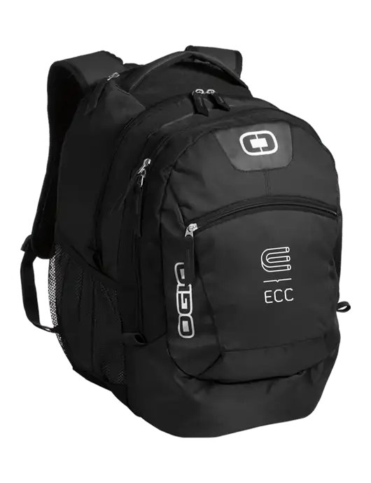 OGIO Black Rogue Pack
 w/ECC Logo