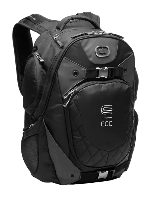 OGIO Black Squadron Pack w/ECC Logo