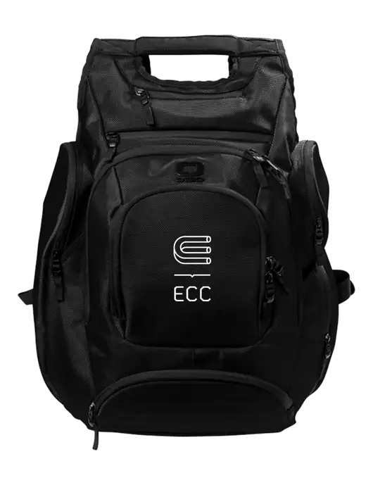 OGIO Blacktop Metro Ballistic Laptop Backpack w/ECC Logo