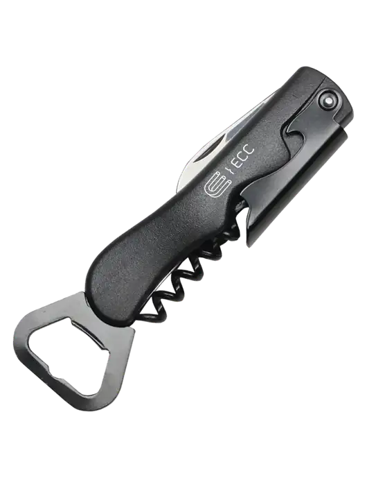 Sleek Black Bottle Opener w/ECC Logo