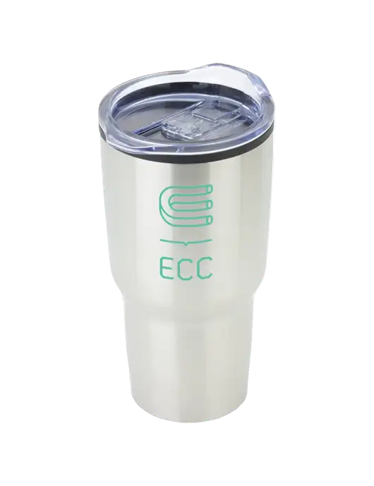 Odyssey Silver 30 oz Travel Tumbler w/ECC Logo