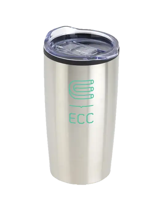 Olympus Silver 20 oz Tumbler w/ECC Logo
