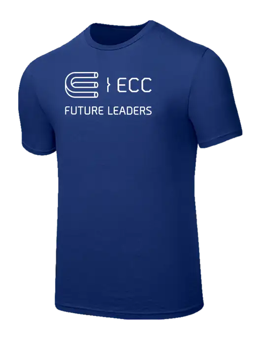 Seriously Soft Dark Royal T-Shirt w/ECC Future Leaders Logo