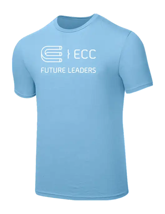 Seriously Soft Light Blue T-Shirt w/ECC Future Leaders Logo