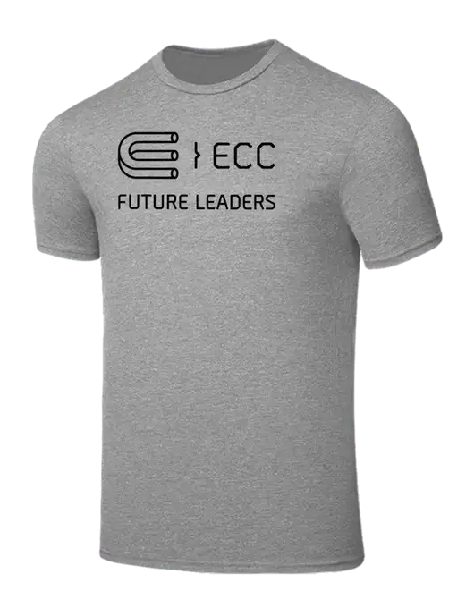 Seriously Soft Light Heather Grey T-Shirt w/ECC Future Leaders Logo