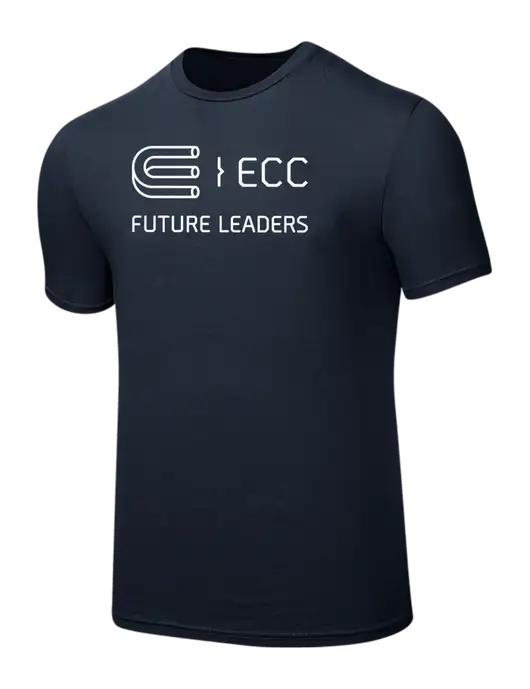 Seriously Soft Navy T-Shirt w/ECC Future Leaders Logo