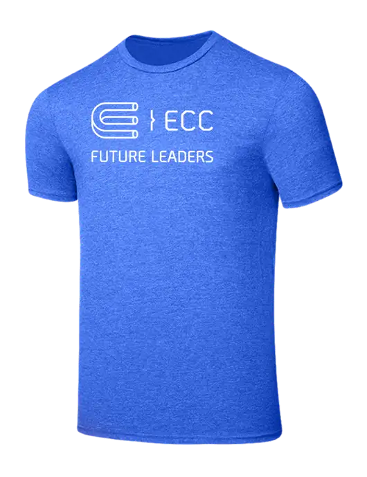 Seriously Soft Royal Frost T-Shirt w/ECC Future Leaders Logo