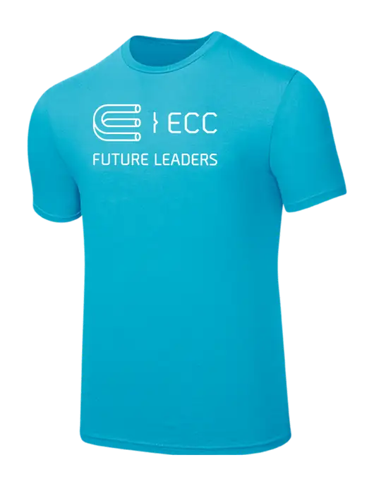 Seriously Soft Sapphire Blue T-Shirt w/ECC Future Leaders Logo