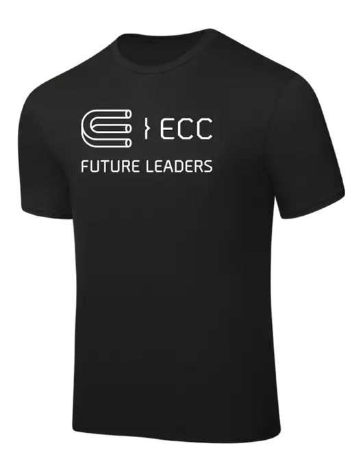 Black PosiCharge Competitor Tee w/ECC Future Leaders Logo