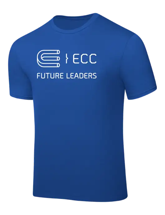 Royal PosiCharge Competitor Tee w/ECC Future Leaders Logo