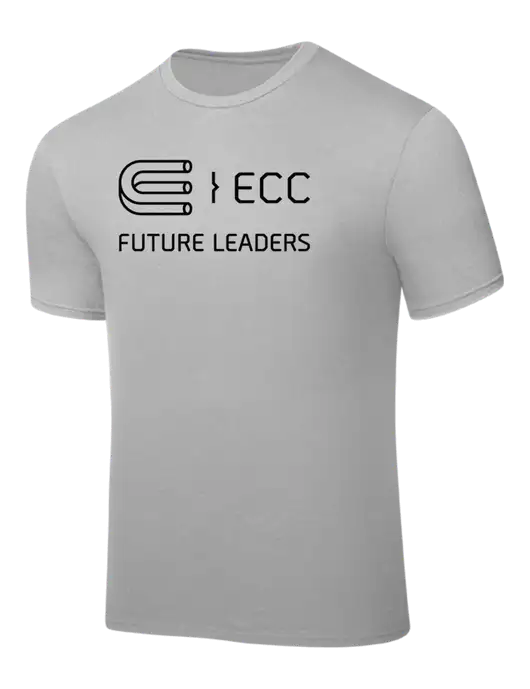 Silver PosiCharge Competitor Tee w/ECC Future Leaders Logo