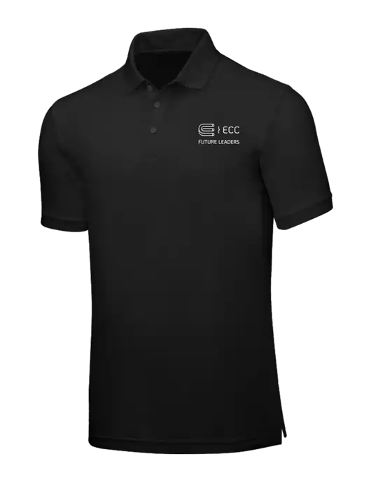 Black Core Classic Pique w/ECC Future Leaders Logo