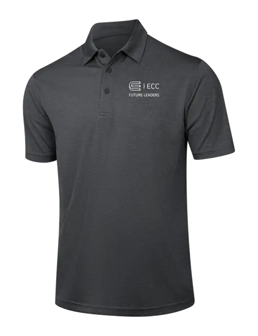 Dark Grey Heather Contender Polo w/ECC Future Leaders Logo