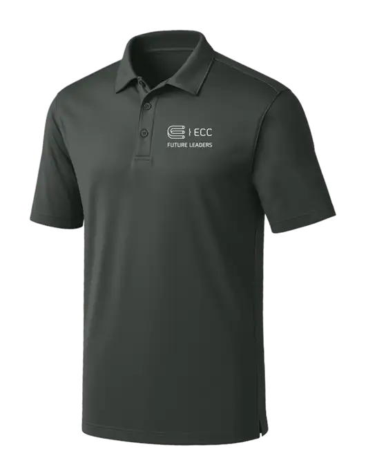Dark Grey Silk Touch Performance Polo w/ECC Future Leaders Logo