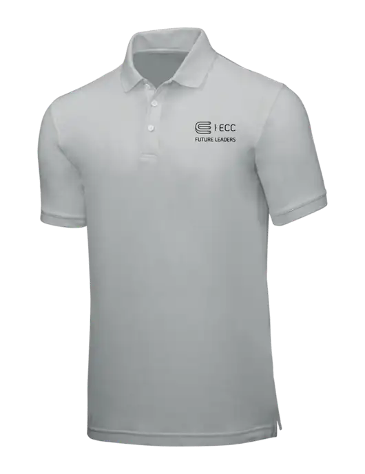 Light Grey Core Classic Pique w/ECC Future Leaders Logo