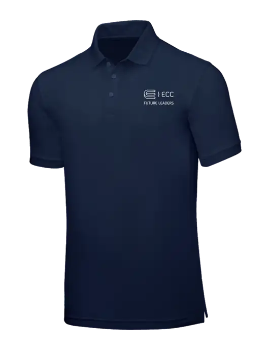 Navy Blue Core Classic Pique w/ECC Future Leaders Logo