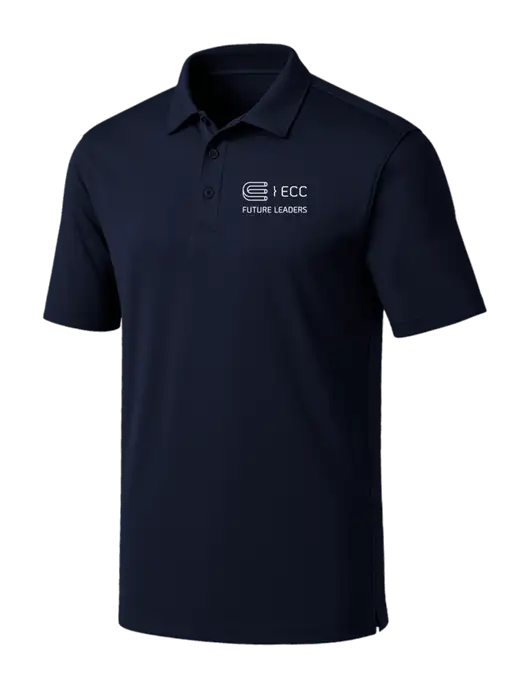 Navy Silk Touch Performance Polo w/ECC Future Leaders Logo