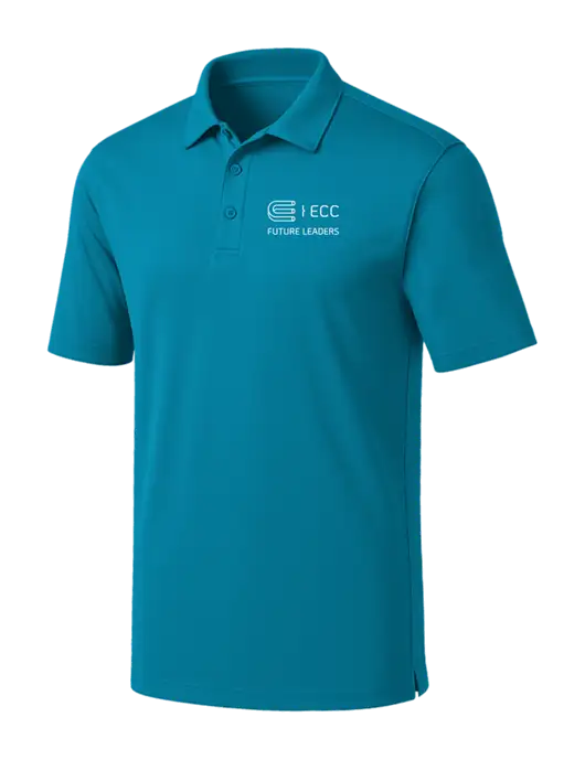 Sapphire Blue Silk Touch Performance Polo w/ECC Future Leaders Logo