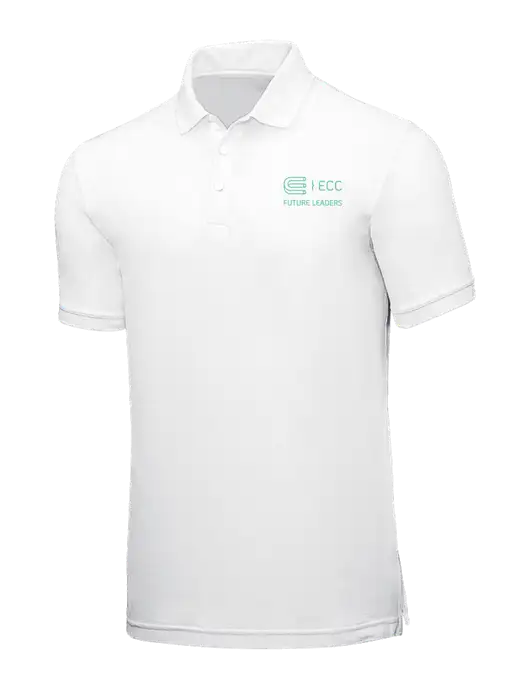 White Core Classic Pique w/ECC Future Leaders Logo
