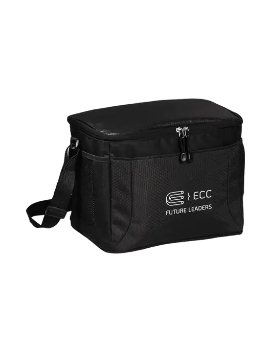 12 Can Black/Black Cube Cooler  w/ECC Future Leaders Logo